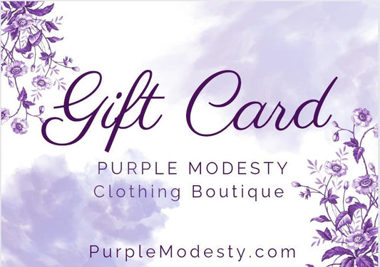 Purple Modesty E-Gift Card